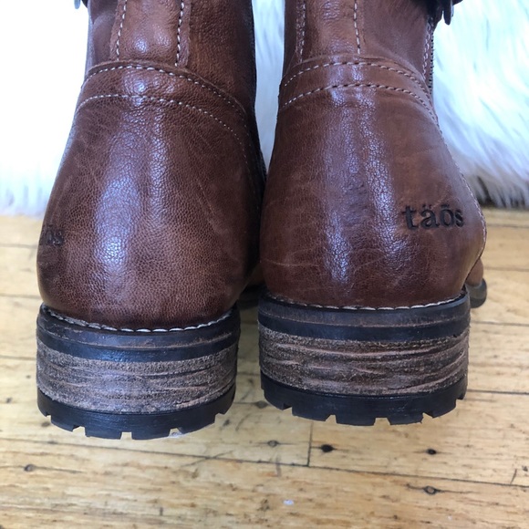 Taos Convoy Leather Ankle Boots 37 - Picture 9 of 14